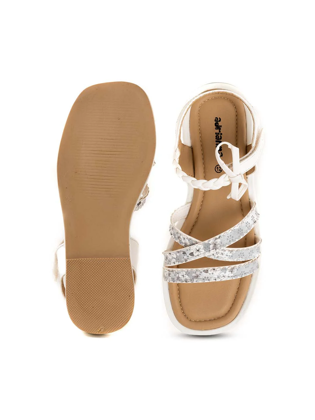KHADIM Adrianna Flat Sandal for Girls (4.5-12 yrs) - Image 5