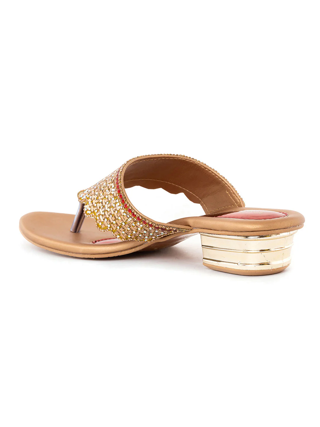 Khadim Block Heel Slip On Sandal for Women - Image 3