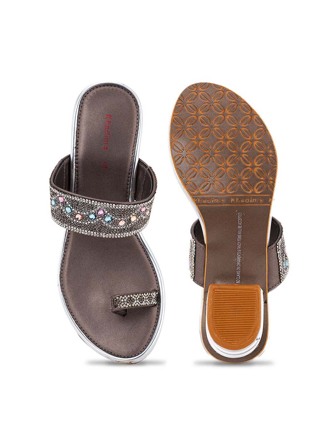 Khadim Block Heel Slip On Sandal for Women - Image 5