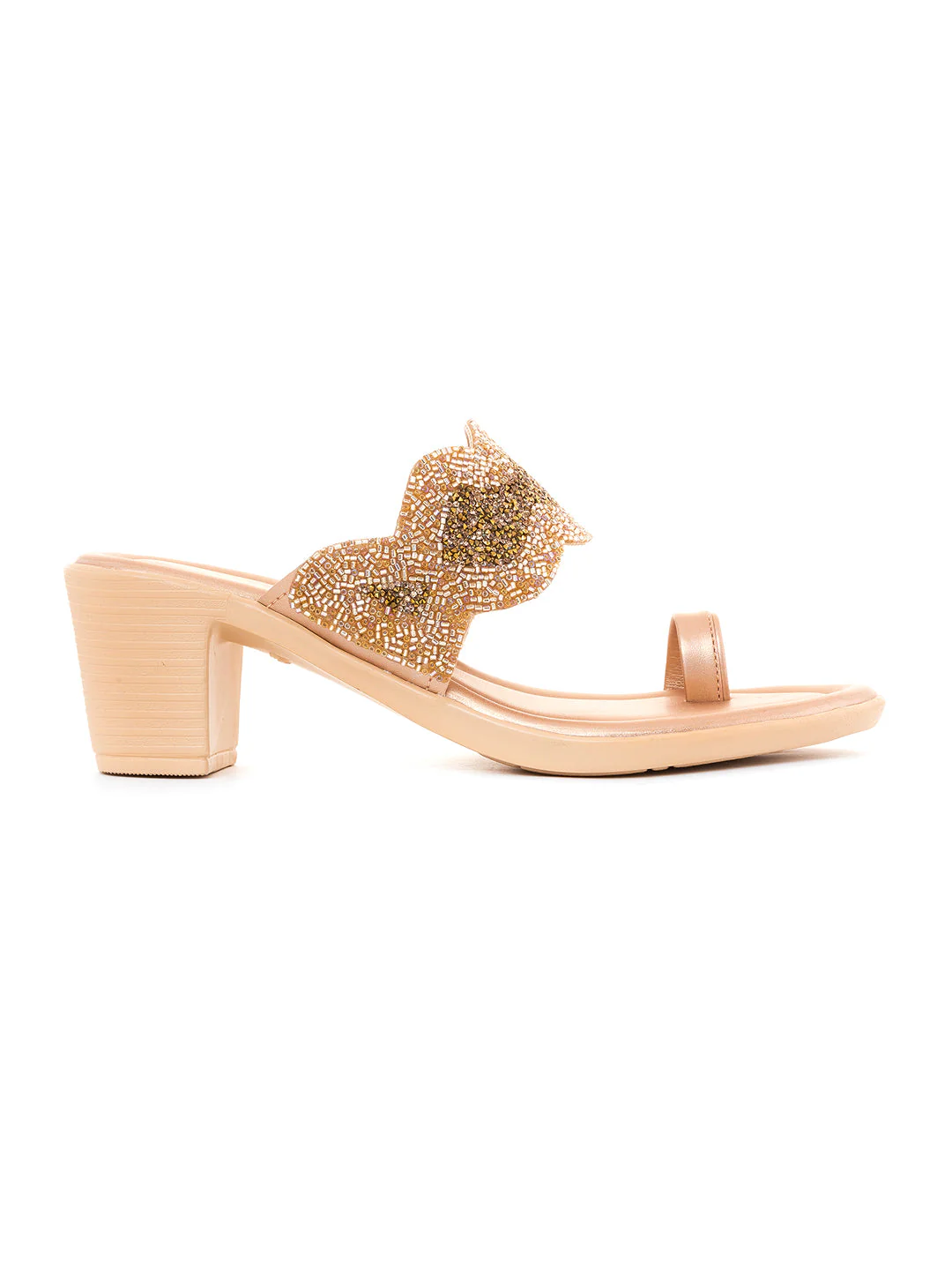 Khadim Block Heel Slip On Sandal for Women - Image 4