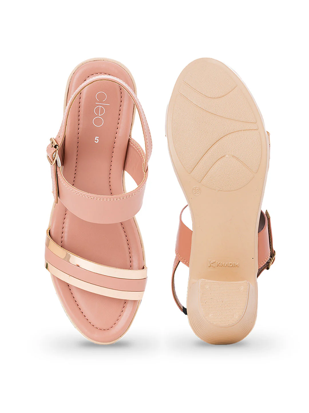 Khadim Cleo Block Heel Sandal for Women - Image 5
