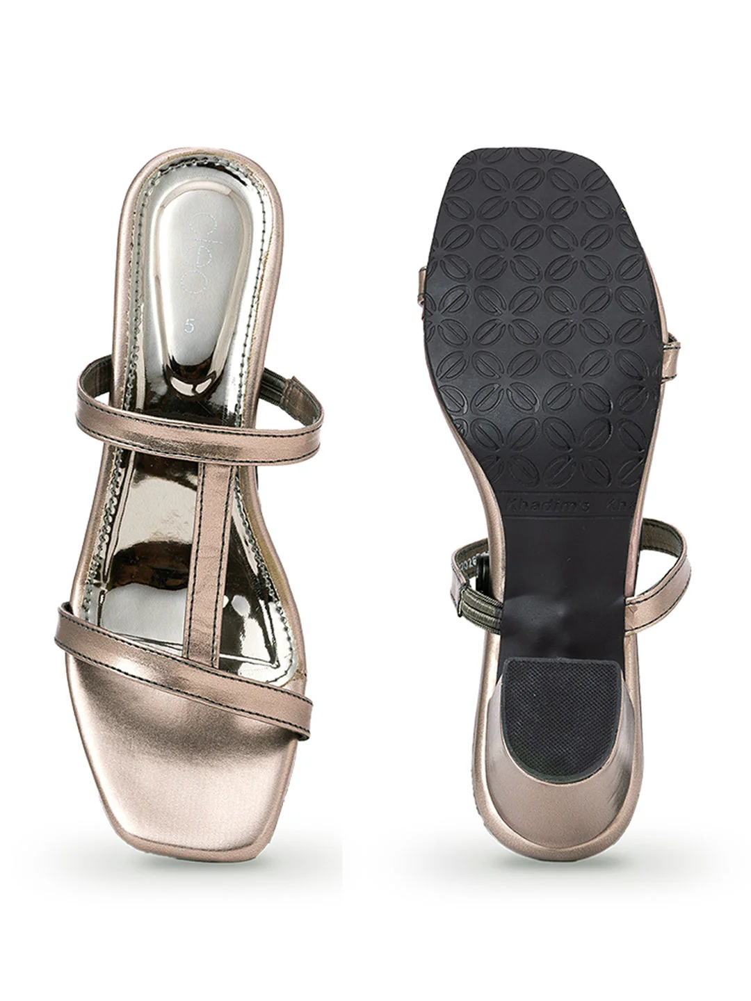 Khadim Cleo Block Heel Slip On Sandal for Women - Image 4