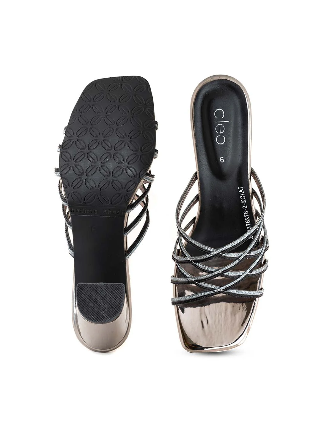 Khadim Cleo High Heel Block Mule Slip On Sandal for Women - Image 5