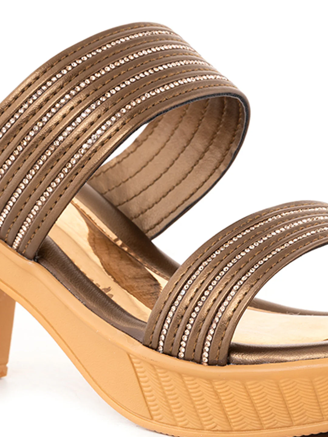 Khadim Cleo High Heel Block Mule Slip On Sandal for Women - Image 10