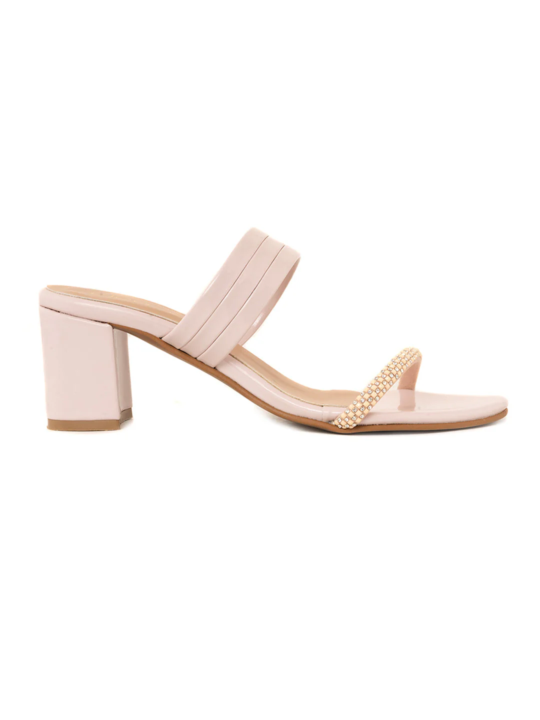 Khadim Cleo High Heel Block Slip On Sandal for Women - Image 10