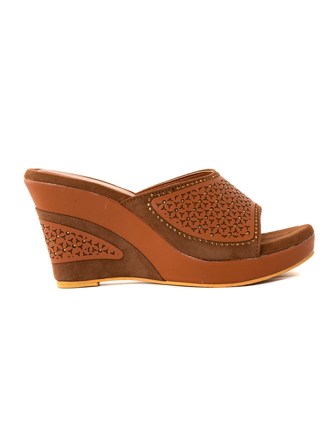 Khadim Cleo High Heel Wedge Mule Slip On Sandal for Women - Image 10