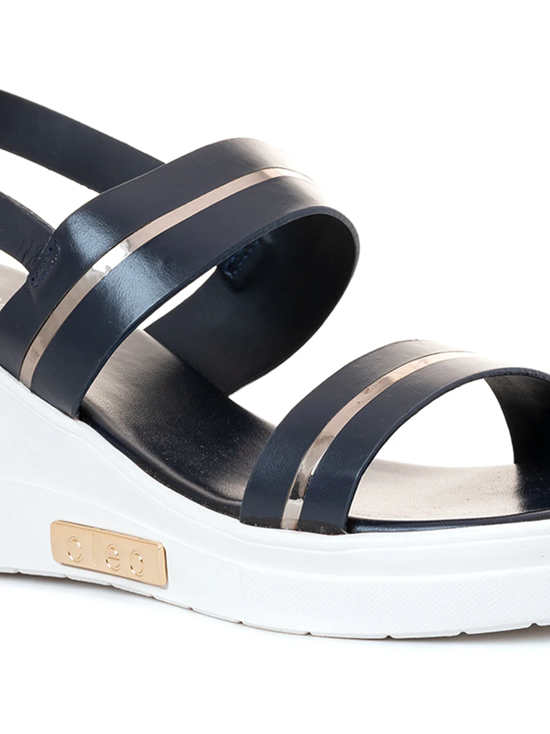 Khadim Cleo High Heel Wedge Sandal for Women - Image 10