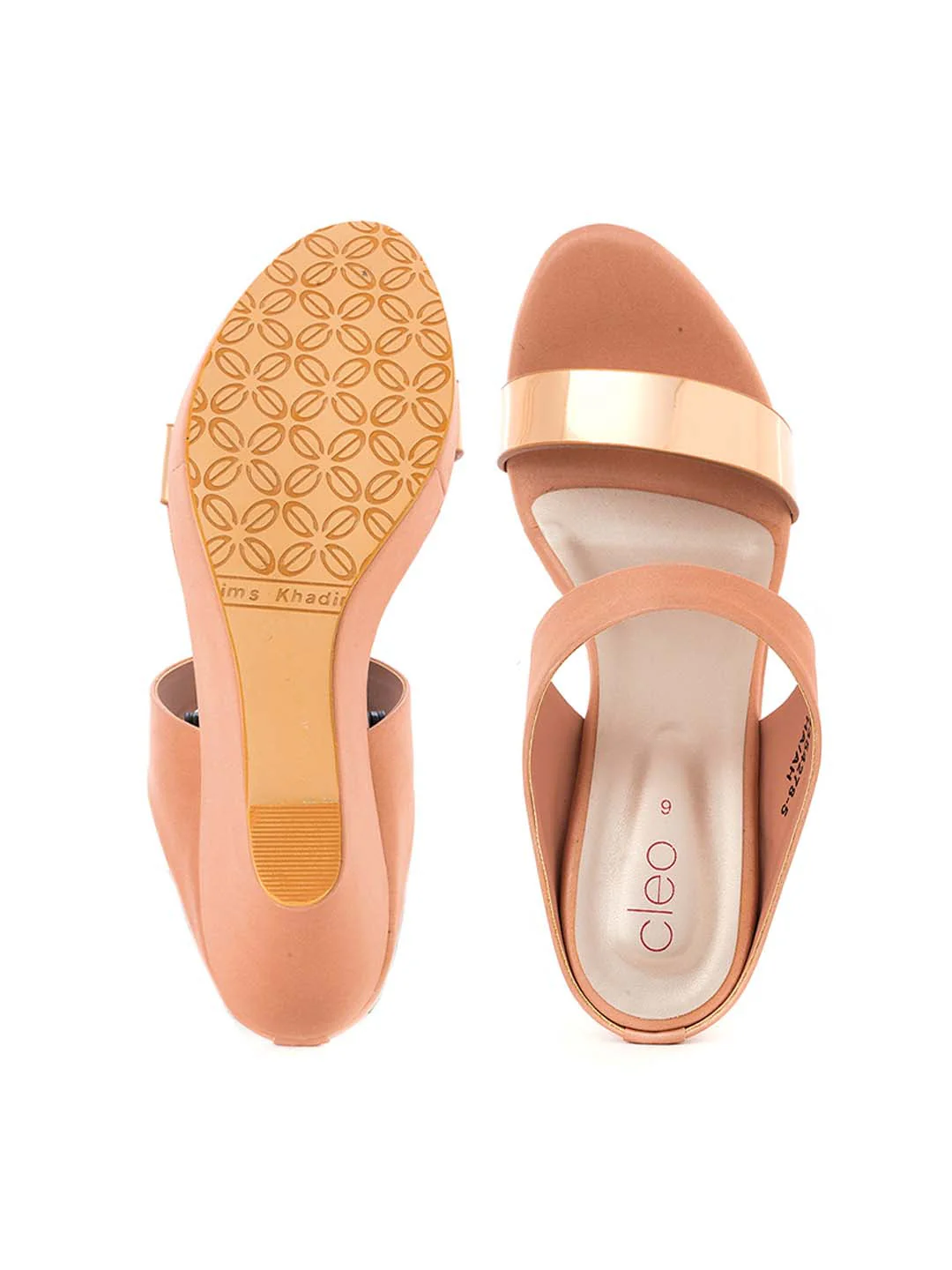 Khadim Cleo High Heel Wedge Slip On Sandal for Women - Image 9
