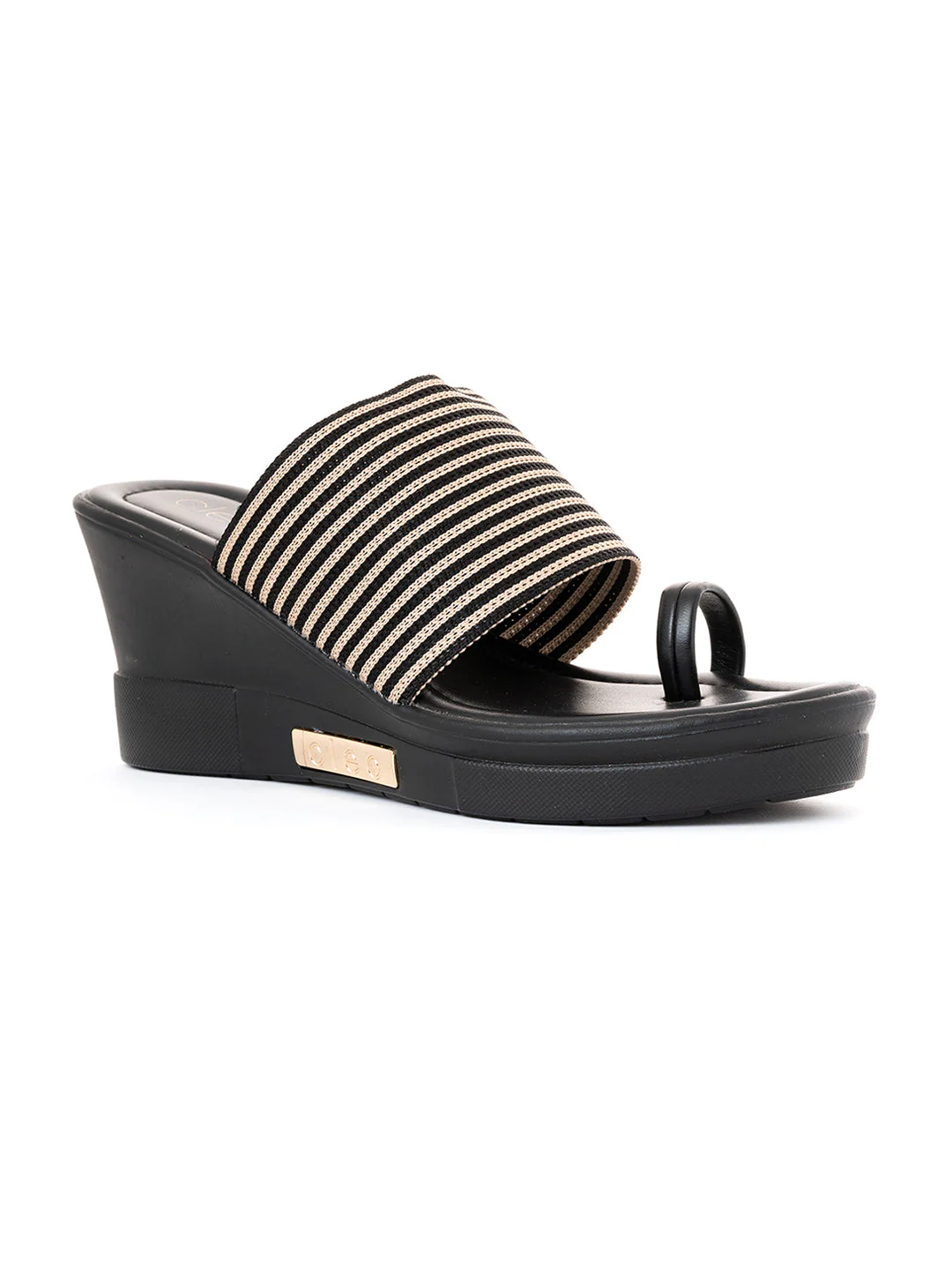 Khadim Cleo High Heel Wedge Slip On Sandal for Women - Image 7