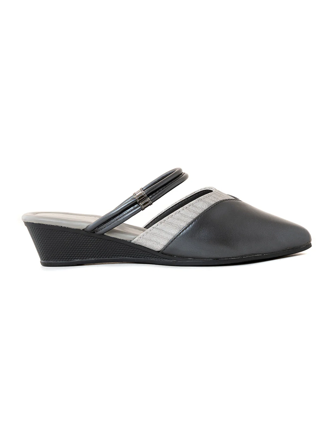 Khadim Cleo Wedge Heel Mule Slip On Sandal for Women - Image 4