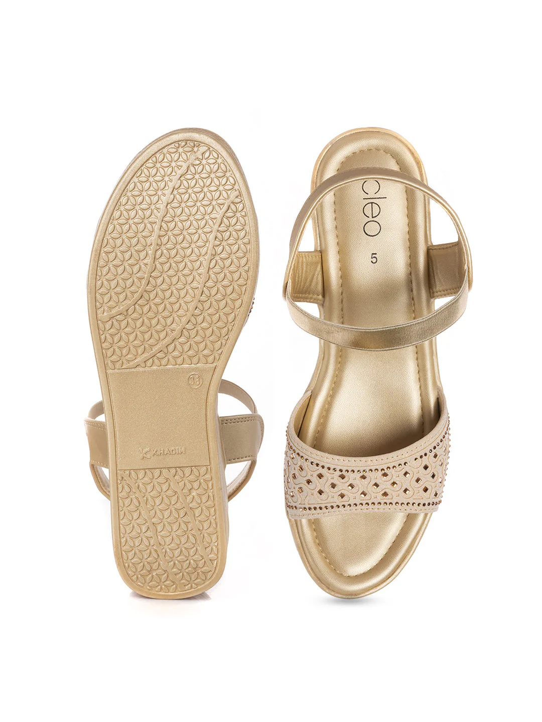 KHADIM Cleo Wedge Heel Slingback Sandal for Women - Image 6