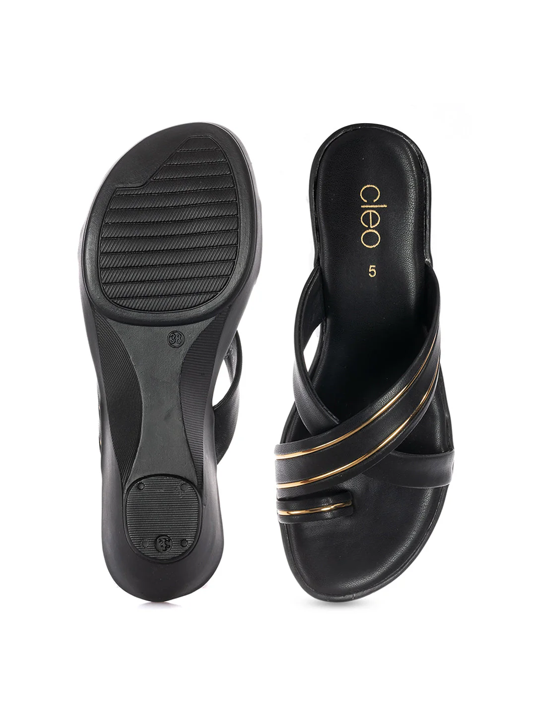 KHADIM Cleo Wedge Heel Slip On Sandal for Women - Image 13