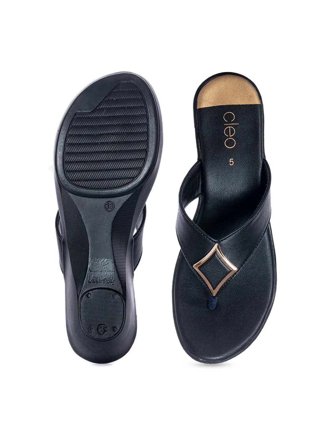 KHADIM Cleo Wedge Heel Slip On Sandal for Women - Image 6