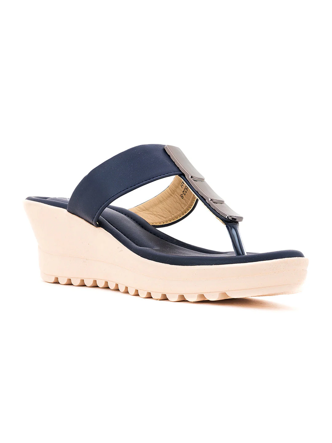Khadim Cleo Wedge Heel Slip On Sandal for Women - Image 7
