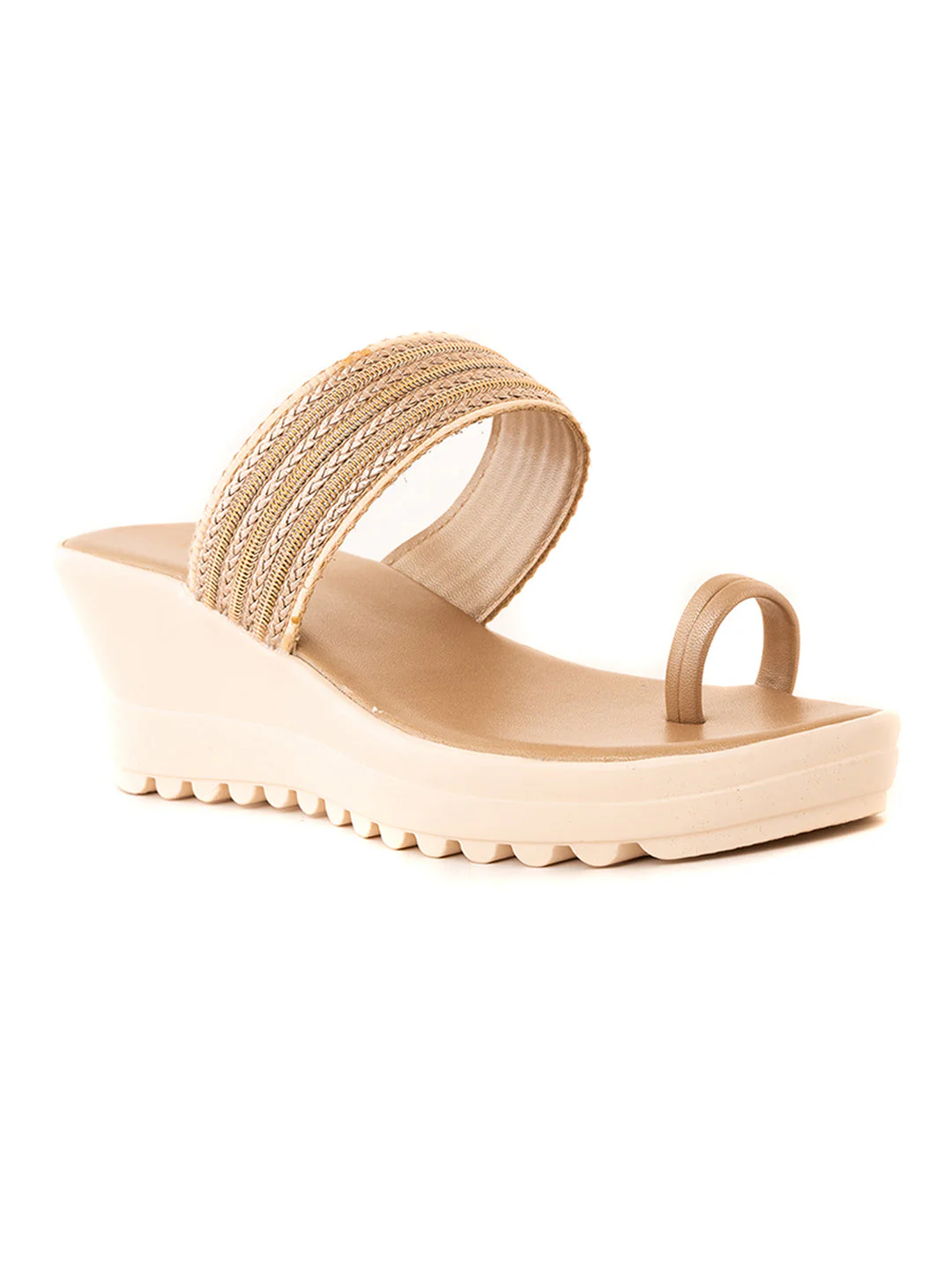 Khadim Cleo Wedge Heel Slip On Sandal for Women - Image 7