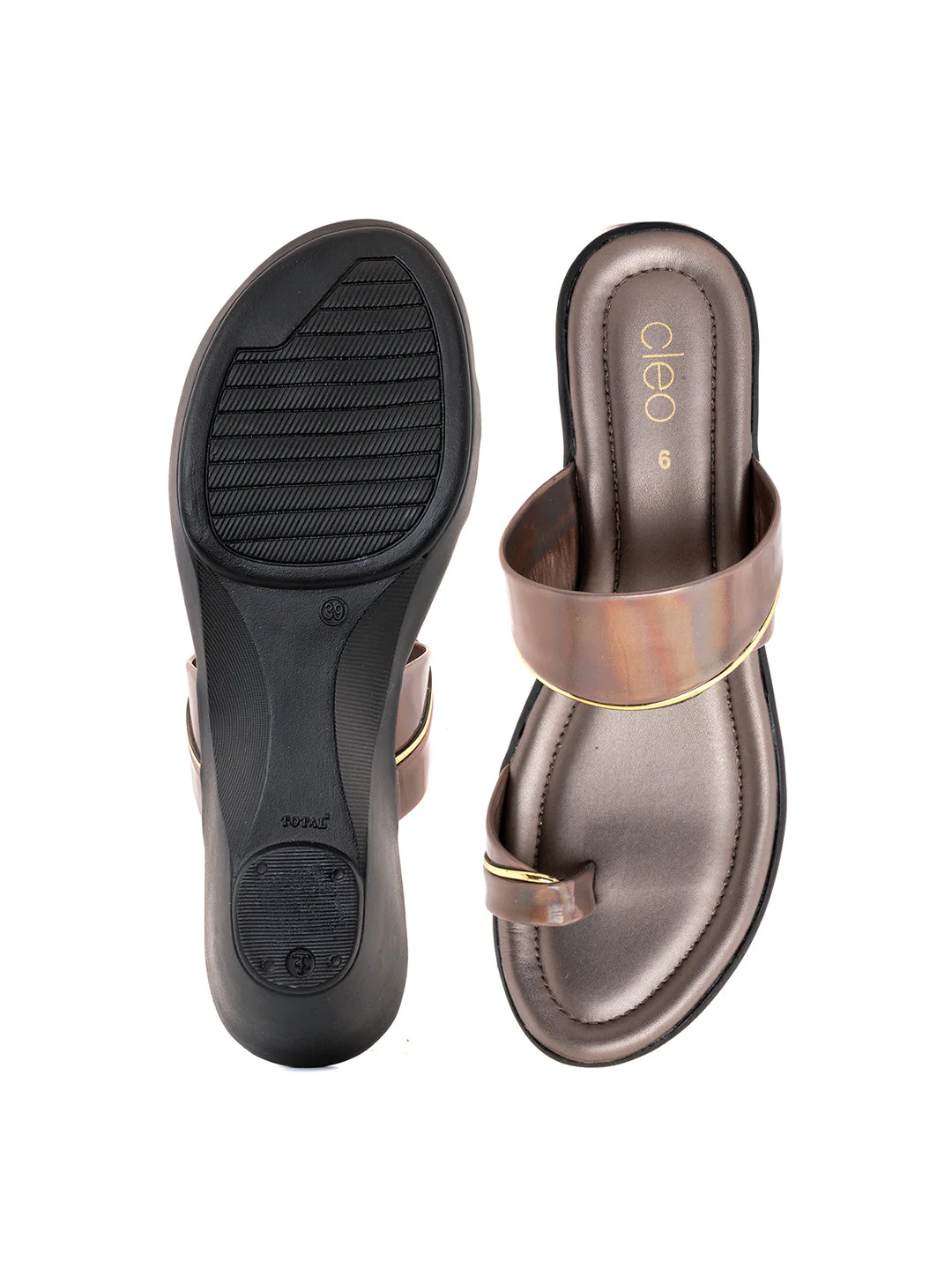 Khadim Cleo Wedge Heel Slip On Sandal for Women - Image 5