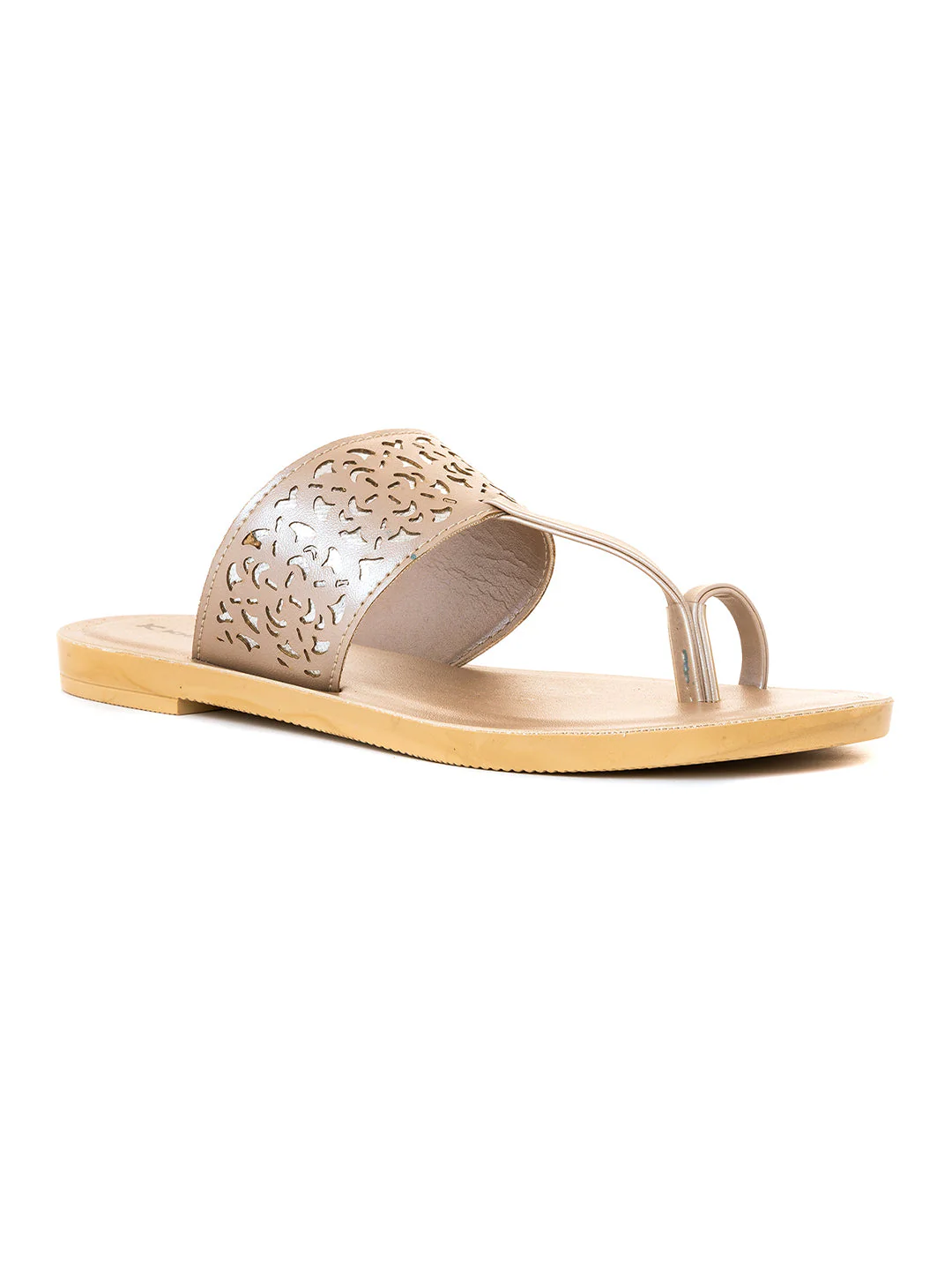 Khadim Flat Kolhapuri Slip On Sandal for Women