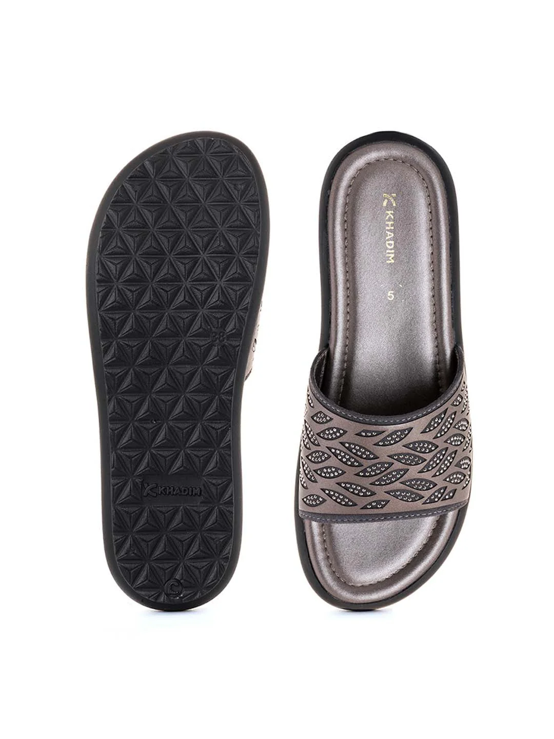 Khadim Flat Mule Slide Sandal for Women - Image 5