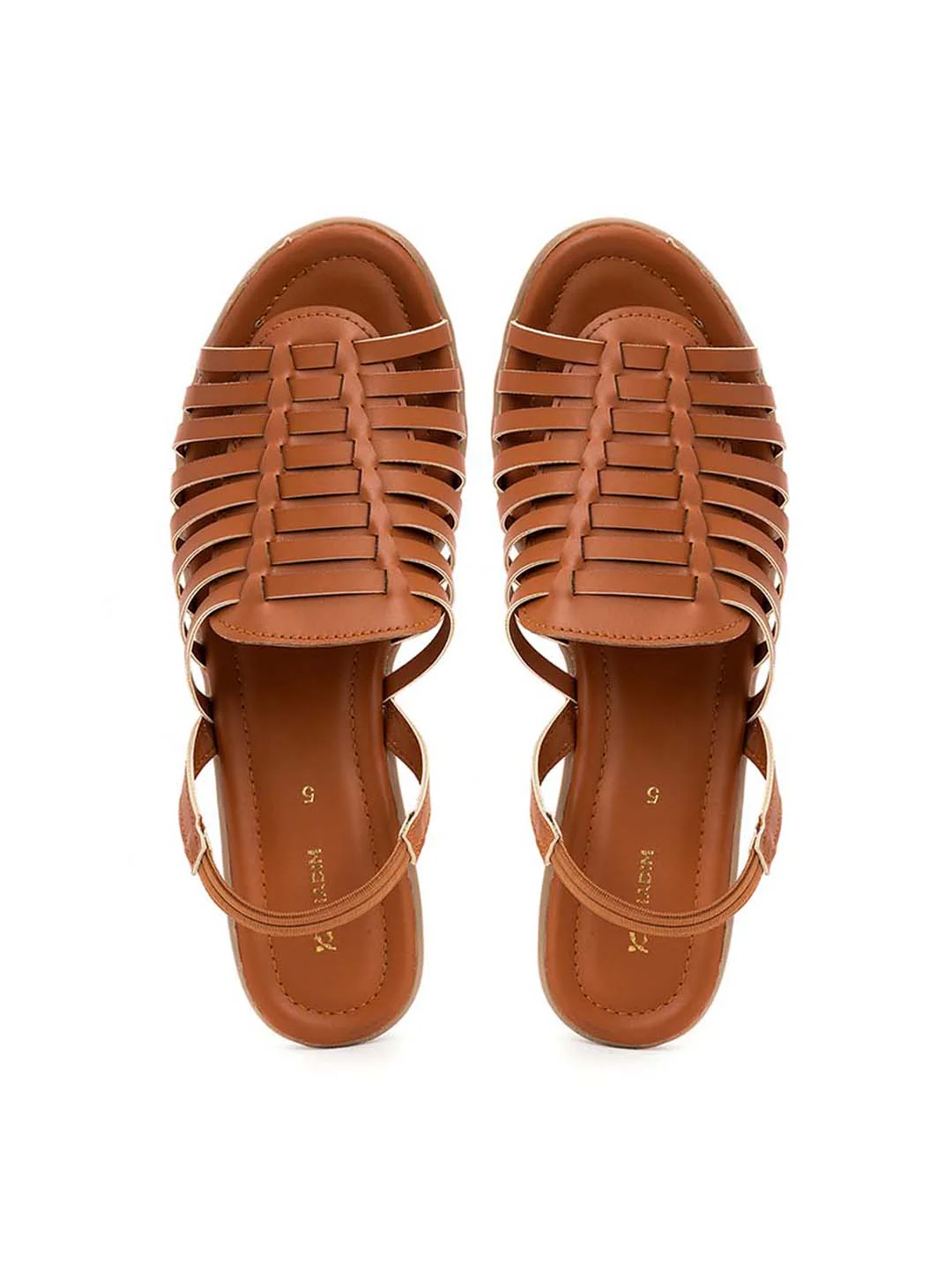 Khadim Flat Slingback Huarache Sandal for Women - Image 2