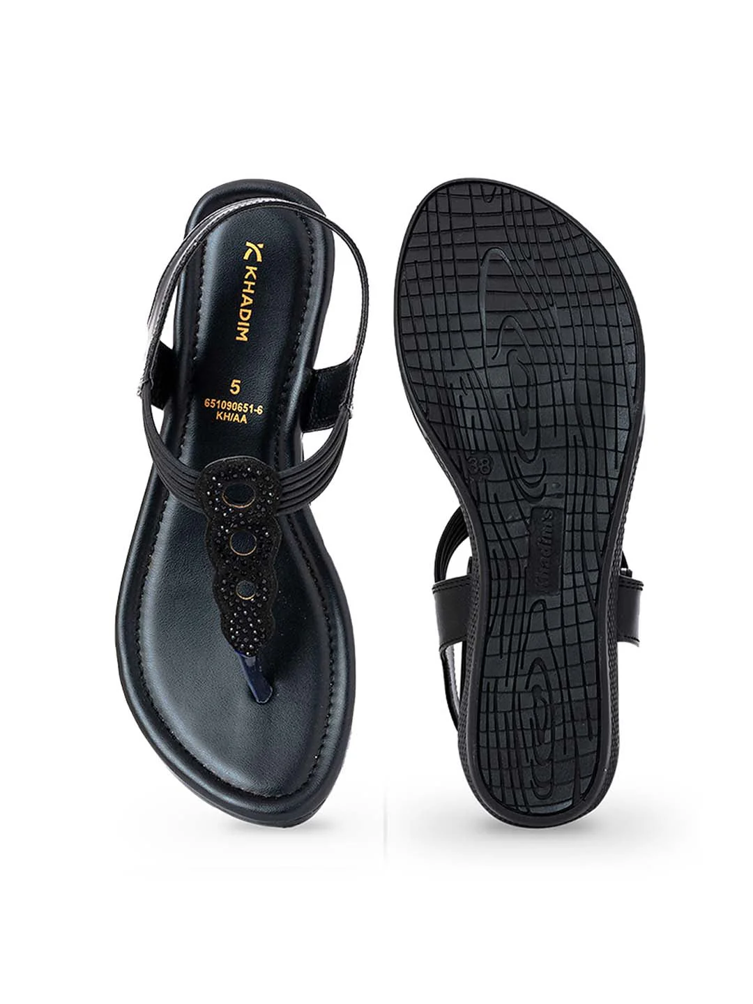 Khadim Flat Slingback Sandal for Women - Image 5