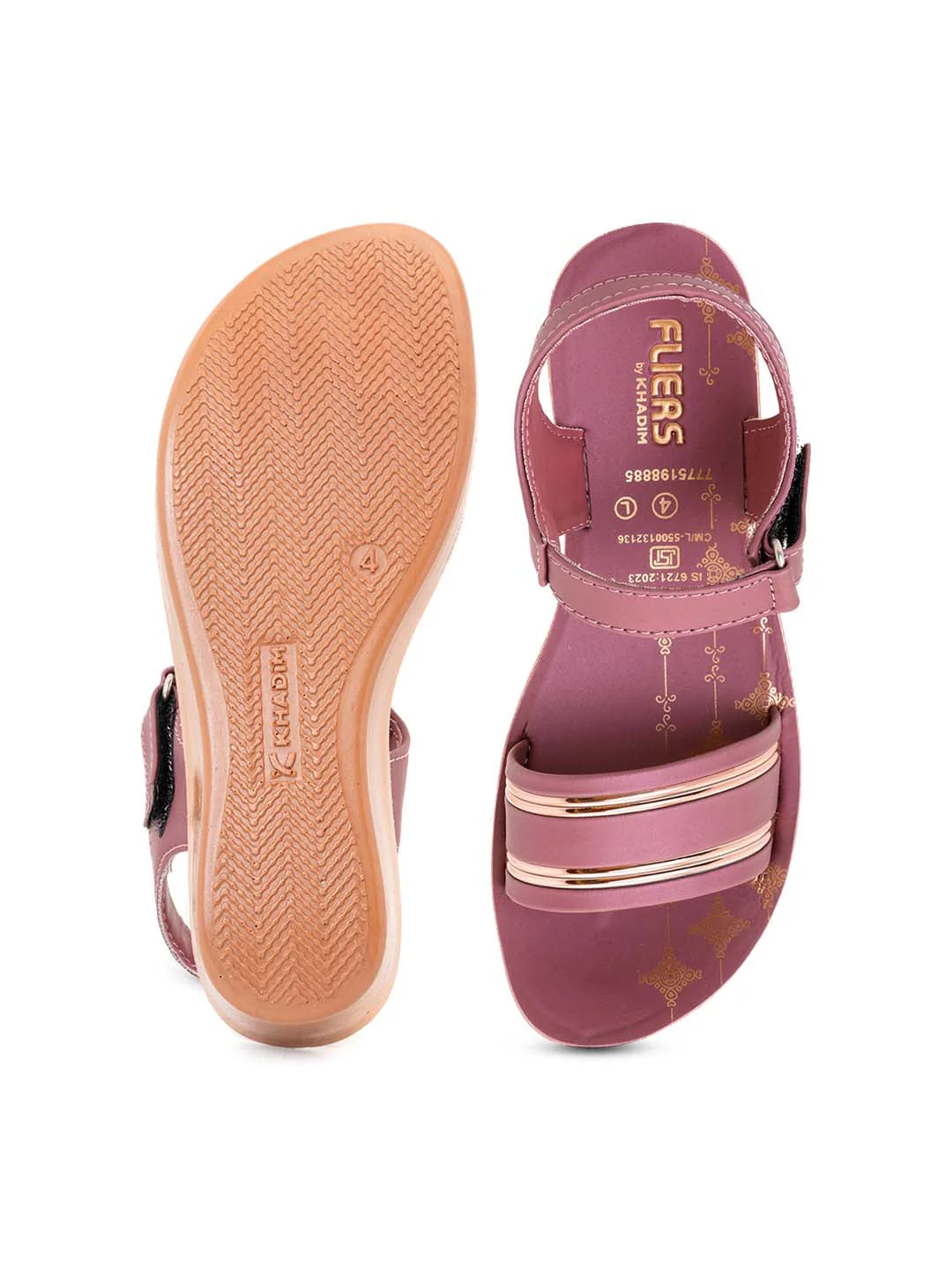 Khadim Fliers Wedge Heel Sandal for Women - Image 4