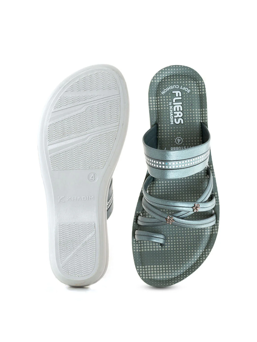 Khadim Fliers Wedge Heel Slip On Sandal for Women - Image 11