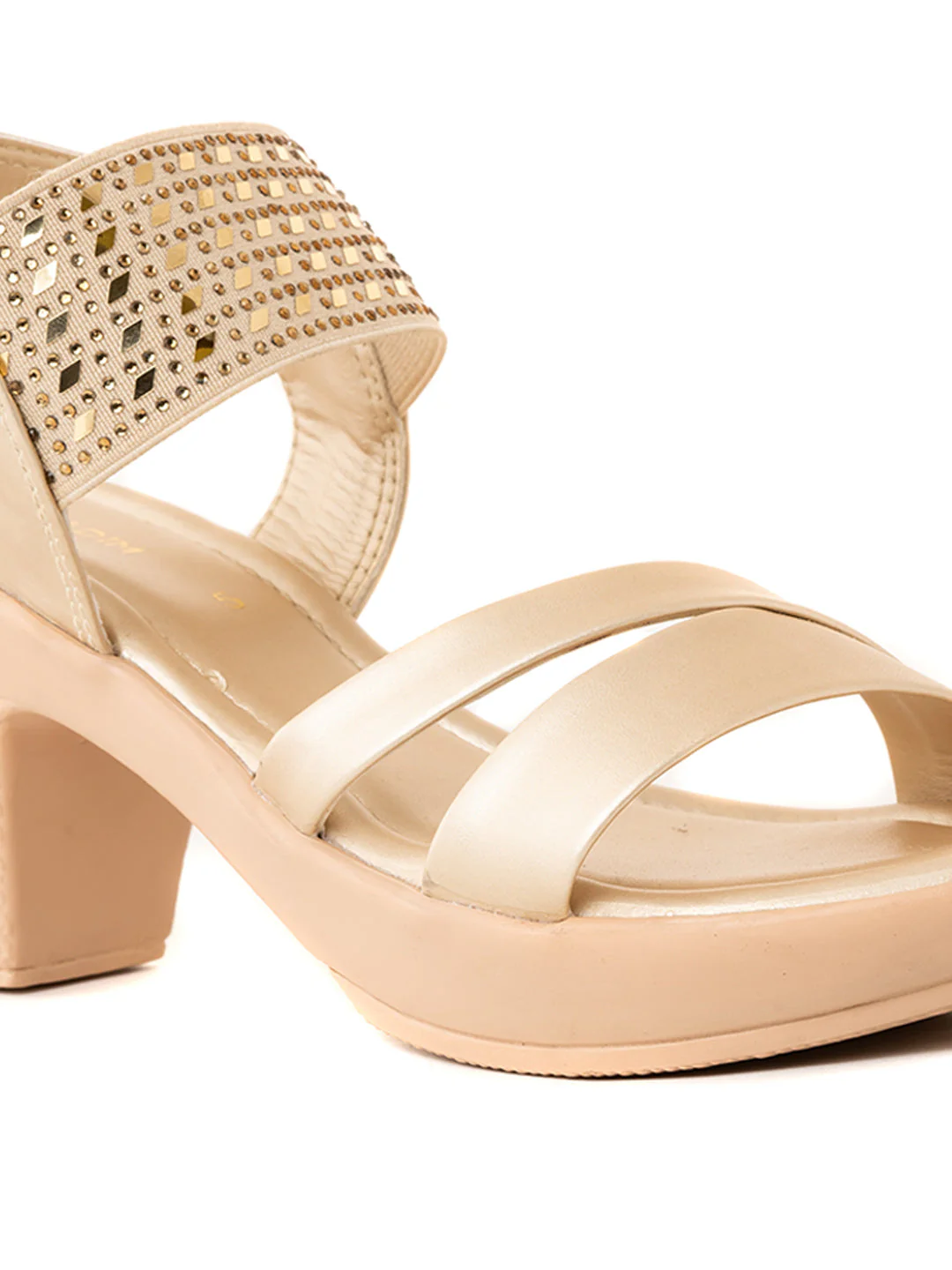 Khadim High Heel Block Slingback Sandal for Women - Image 10