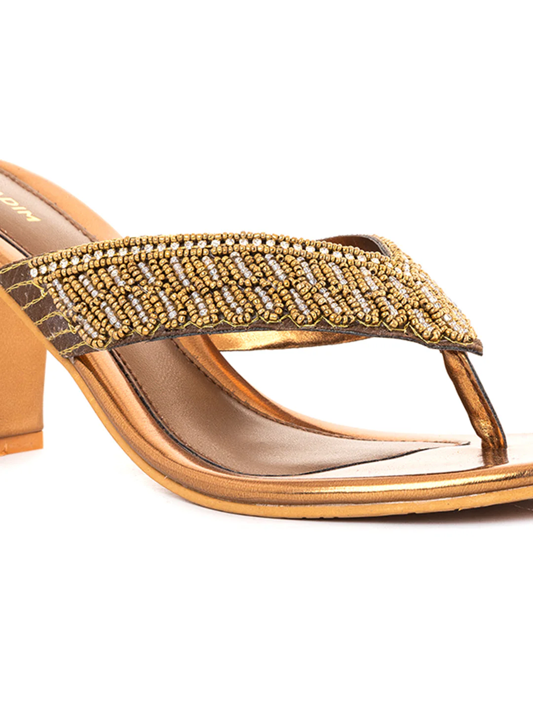 Khadim High Heel Block Slip On Sandal for Women - Image 10