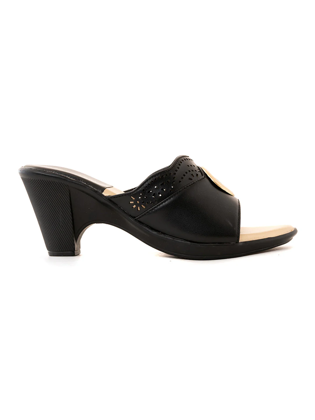 Khadim High Heel Cone Mule Slip On Sandal for Women - Image 4