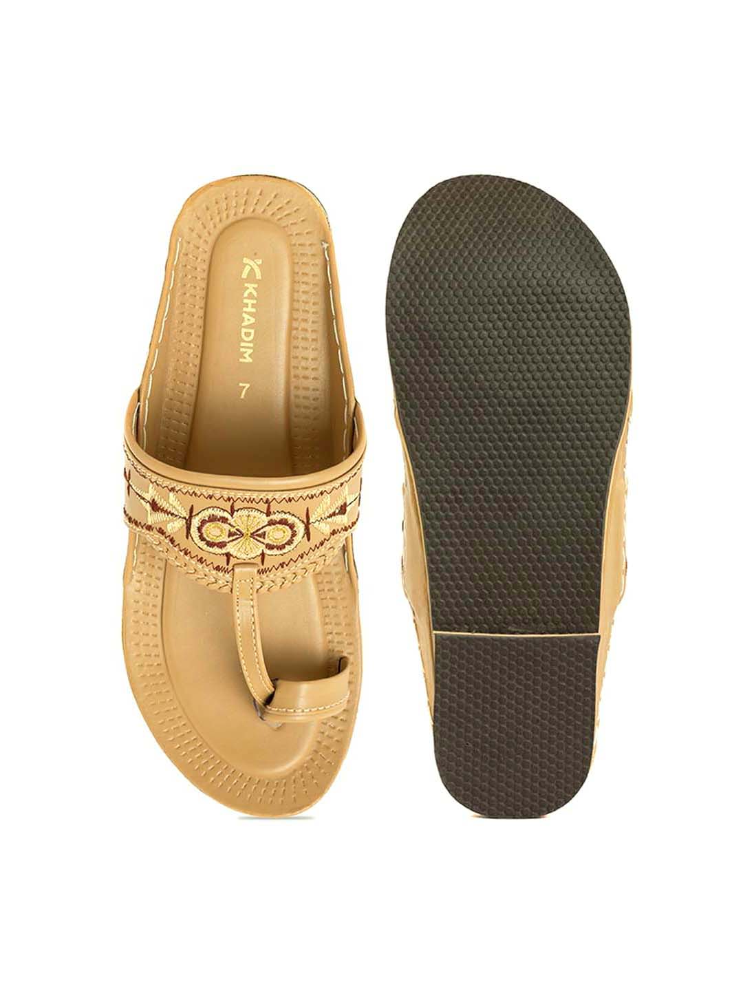 Khadim Kolhapuri Slip On Sandal for Men - Image 5