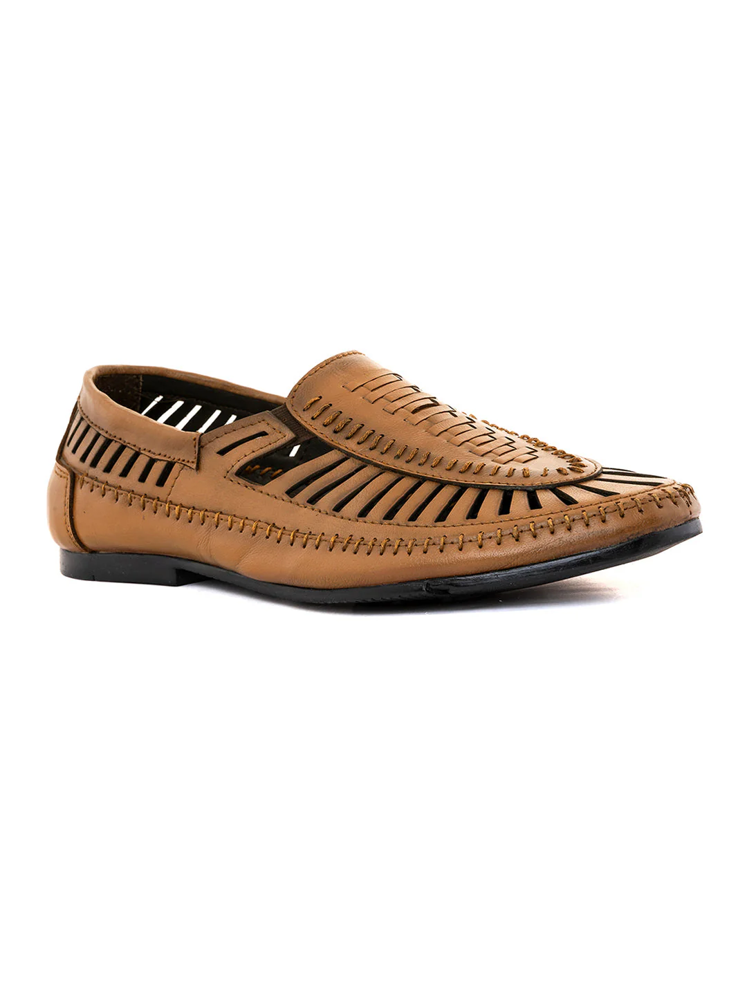 Khadim Lazard Leather Kolhapuri Slip On Shoe for Men