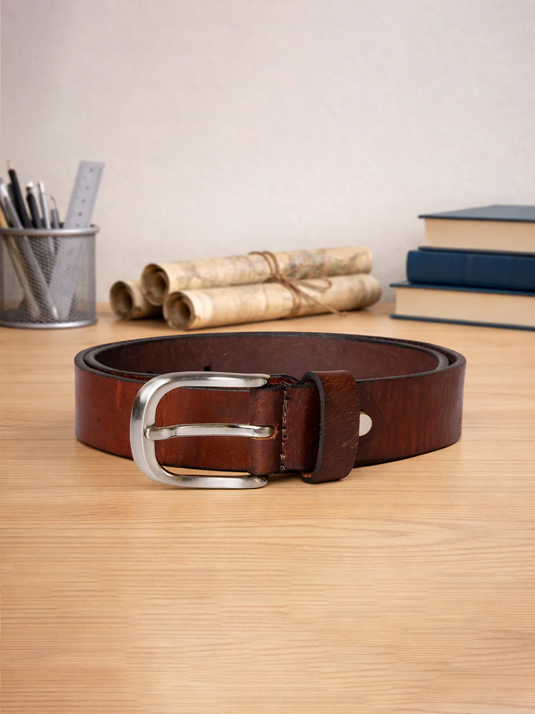 Khadim Leather Belt for Kids