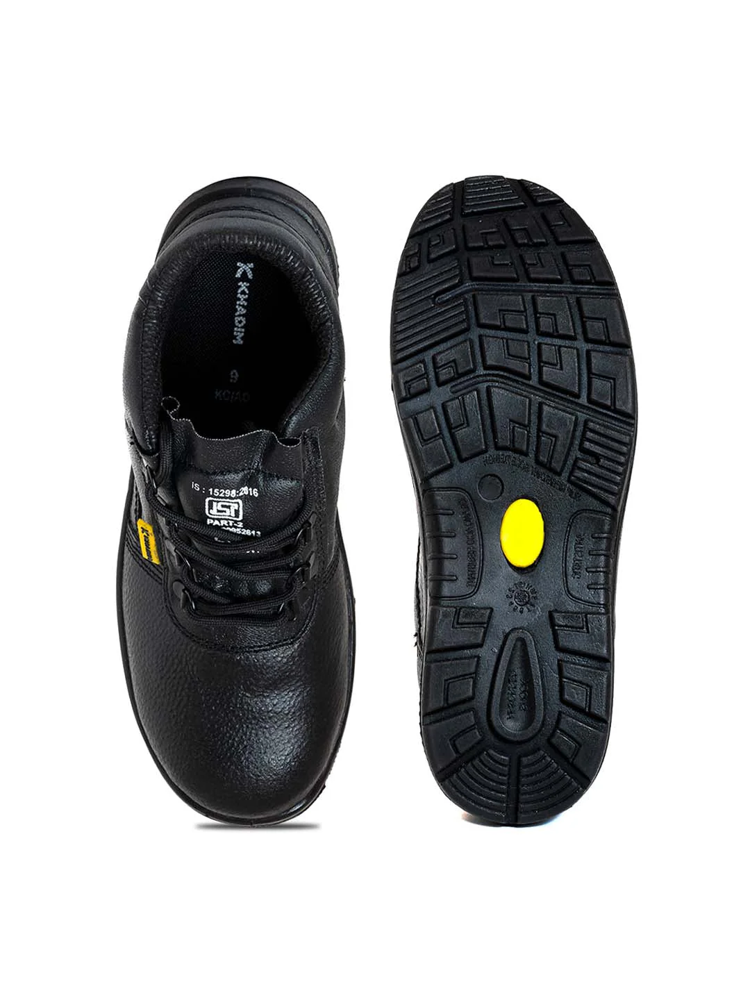 Khadim Leather Industrial Labour Safety Shoe for Men - Image 4