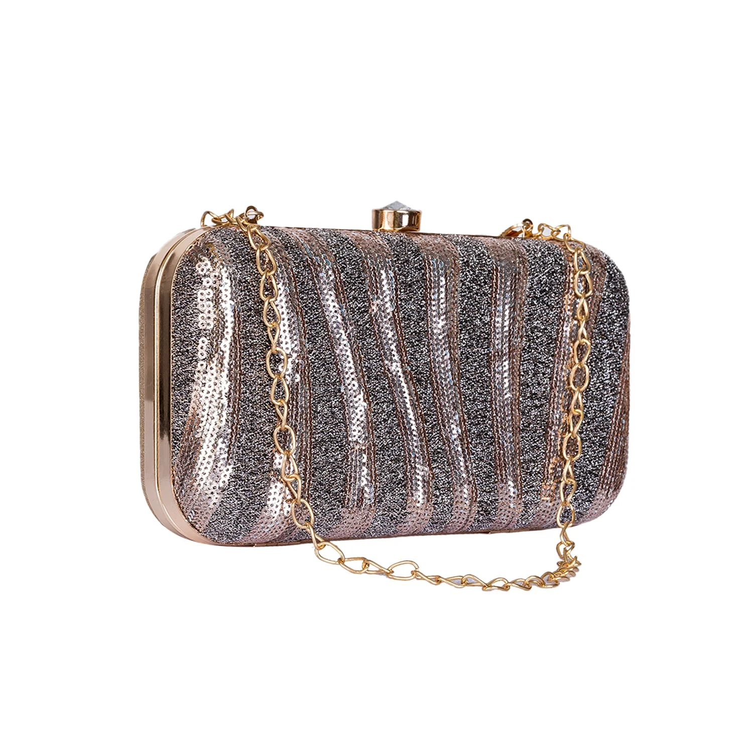 Khadim Minaudiere with Detachable Long Chain for Women - Image 4