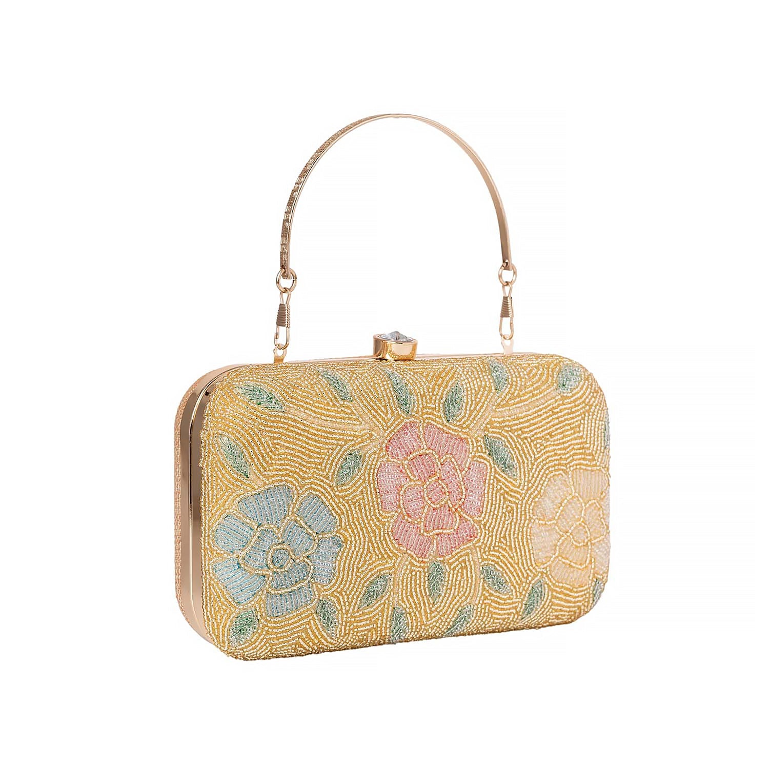 Khadim Minaudiere with Detachable Short Top Handle & Long Chain for Women - Image 10