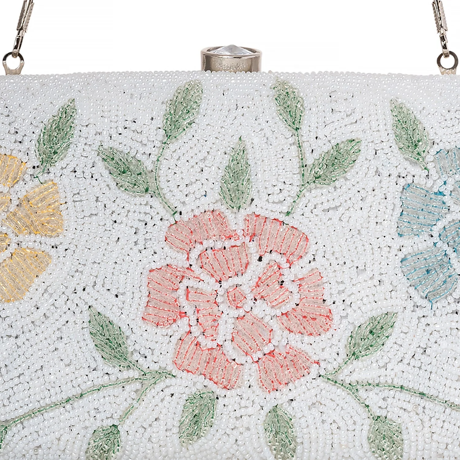 Khadim Minaudiere with Detachable Short Top Handle & Long Chain for Women - Image 7