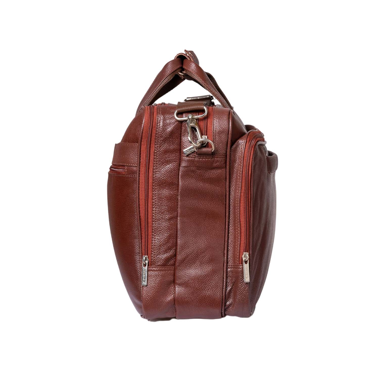 Khadim Portfolio Bag with Laptop Sleeve, Detachable & Adjustable Long Strap for Men - Image 5