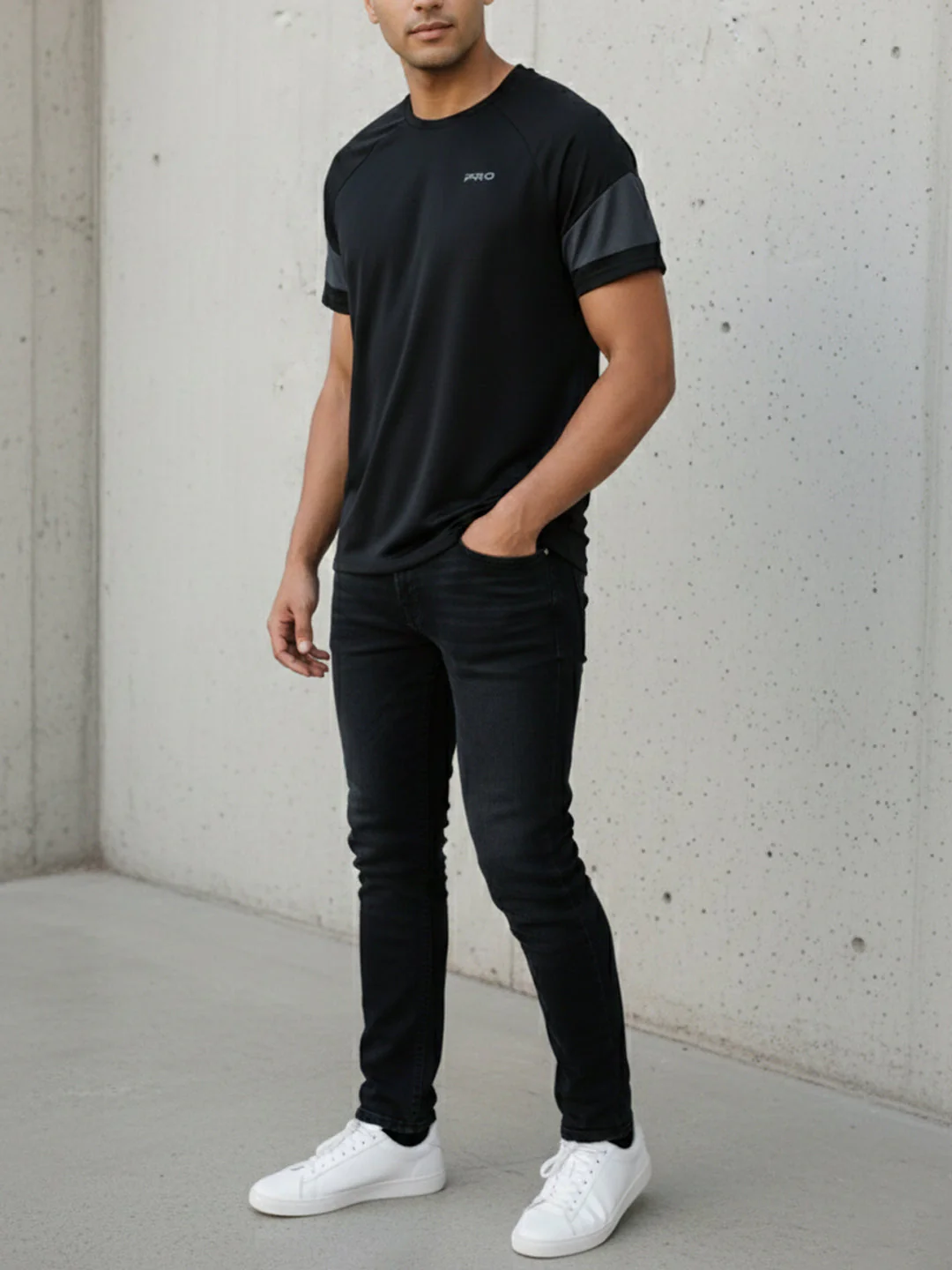 KHADIM Pro Half Sleeves Round Neck T-Shirt for Men - Image 7