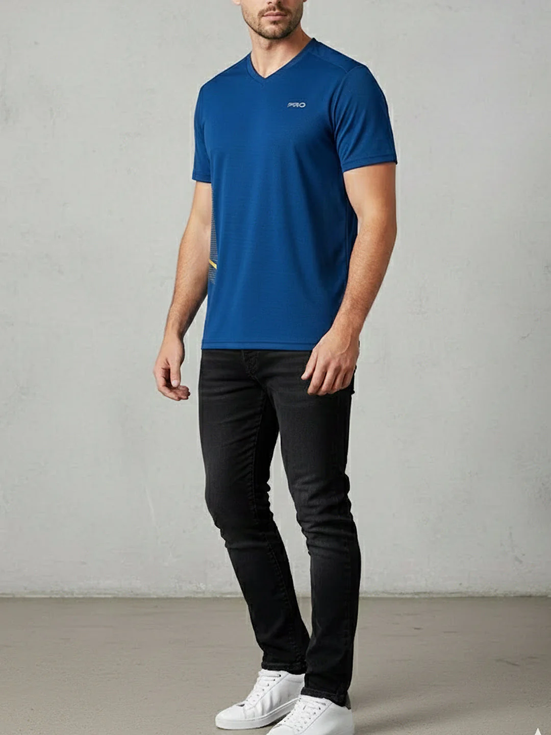 KHADIM Pro Half Sleeves Round Neck T-Shirt for Men - Image 3