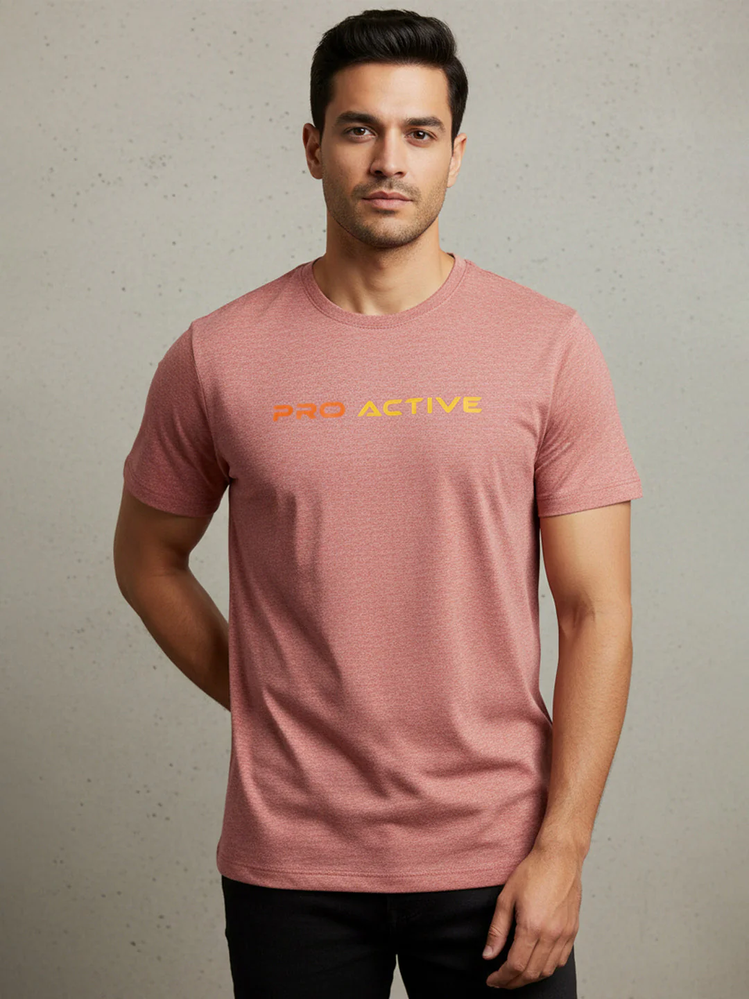 KHADIM Pro Half Sleeves Round Neck T-Shirt for Men - Image 5