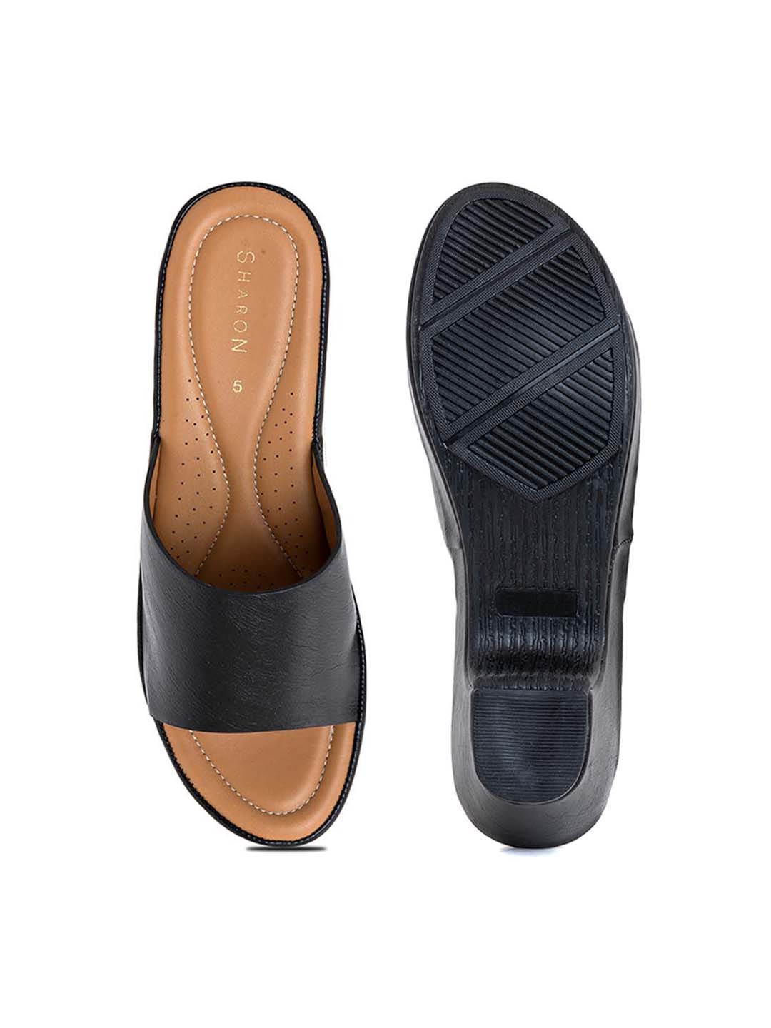 Khadim Sharon Block Heel Mule Slip On Sandal for Women - Image 4