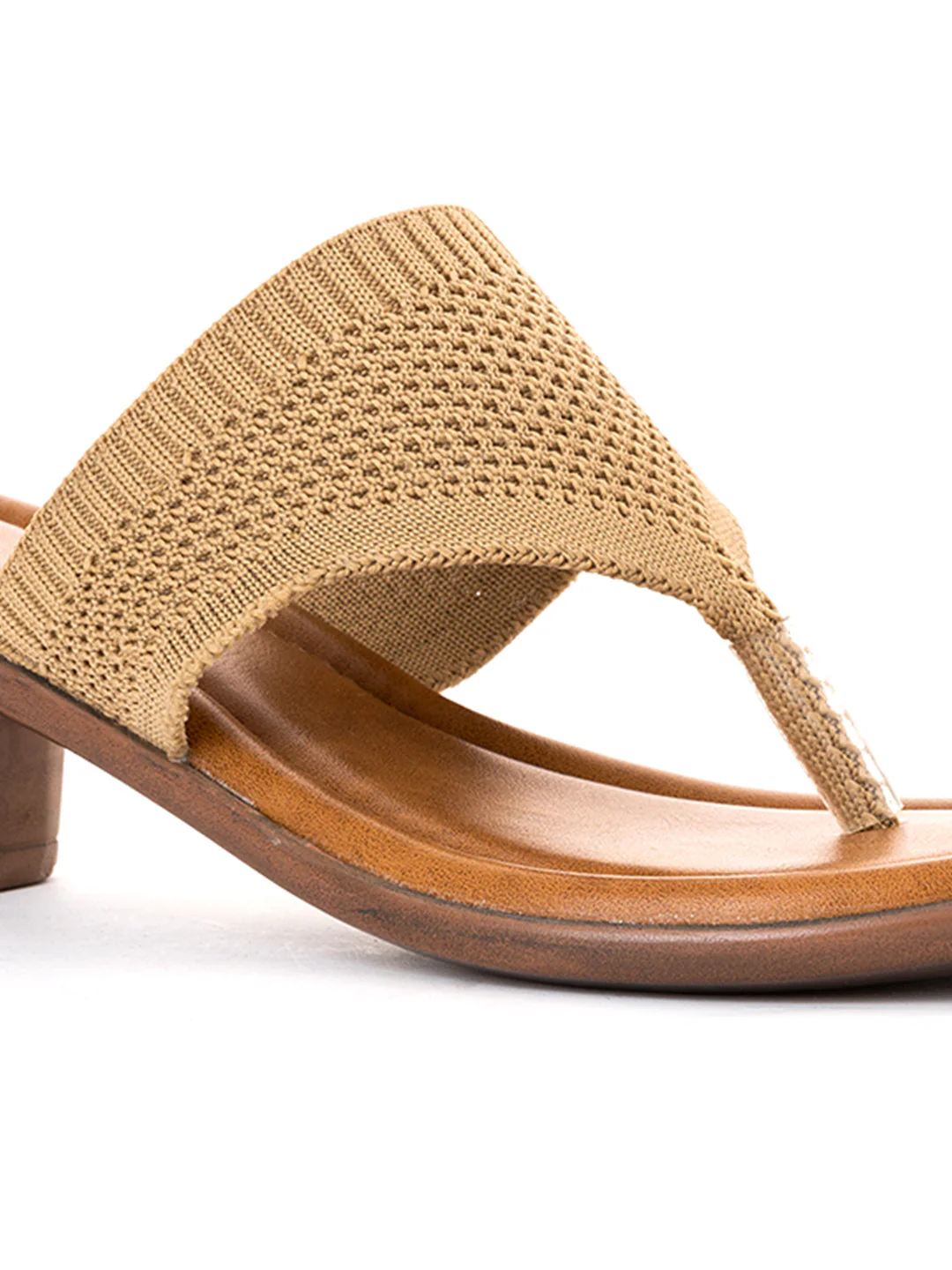 Khadim Sharon Block Heel Slip On Sandal for Women - Image 12