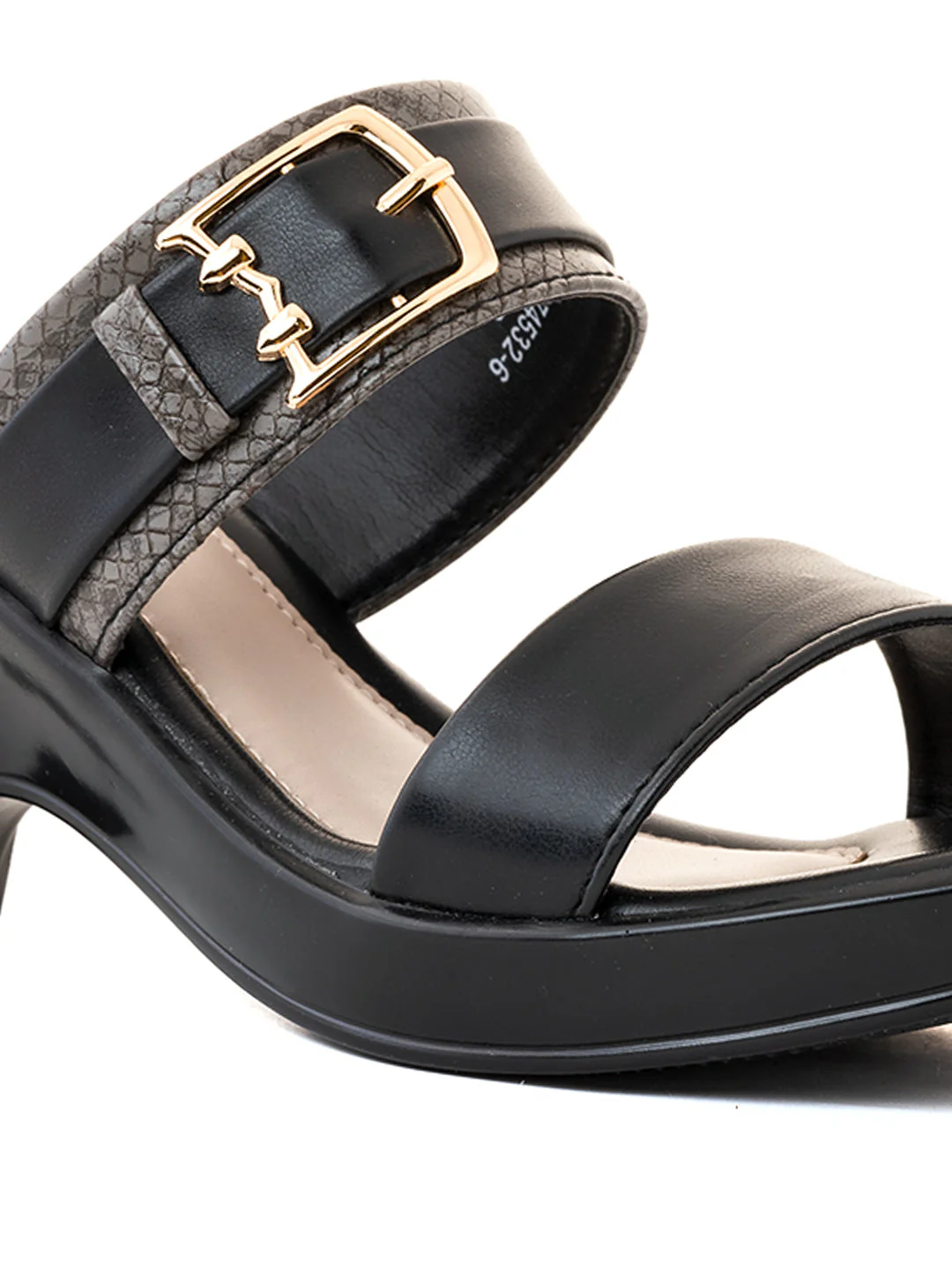 Khadim Sharon High Heel Cone Mule Slip On Sandal for Women - Image 10