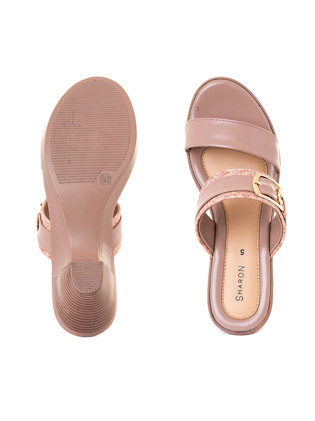 Khadim Sharon High Heel Cone Mule Slip On Sandal for Women - Image 4