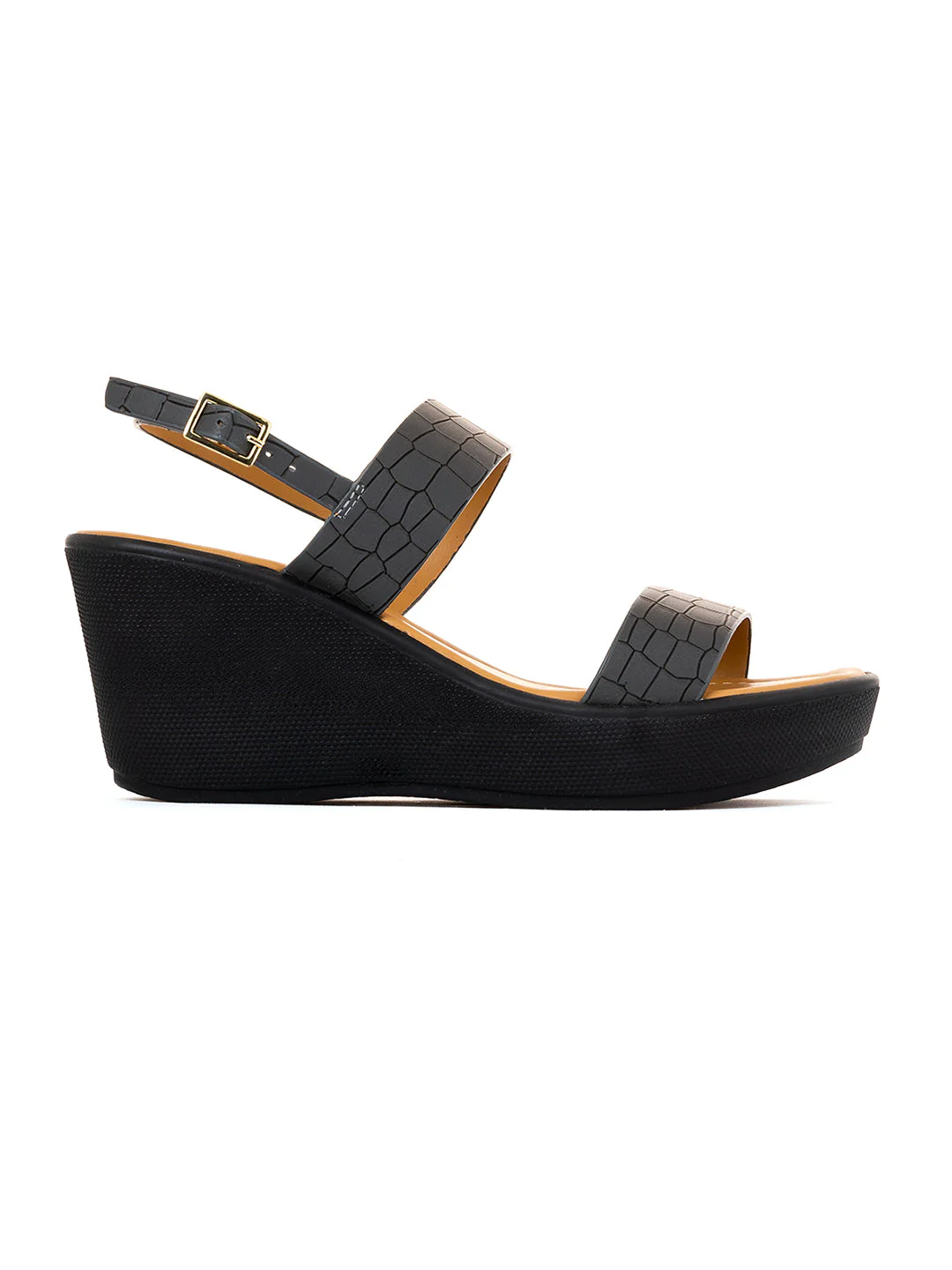 Khadim Sharon High Heel Wedge Sandal for Women - Image 4