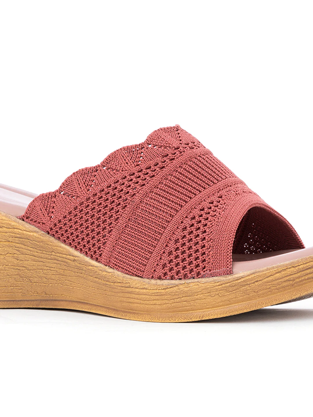 Khadim Sharon Wedge Heel Mule Slip On Sandal for Women - Image 6