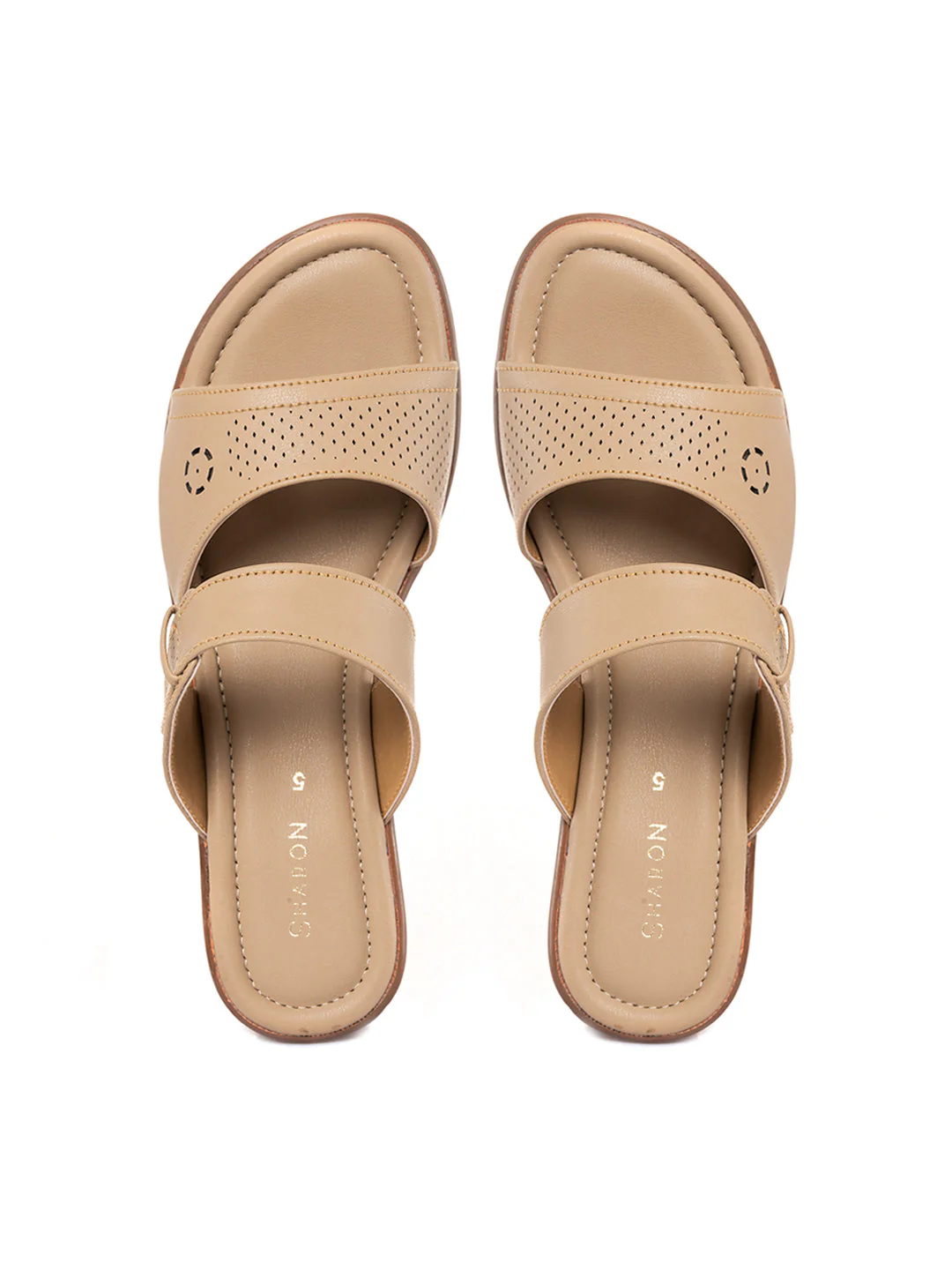 Khadim Sharon Wedge Heel Mule Slip On Sandal for Women - Image 2