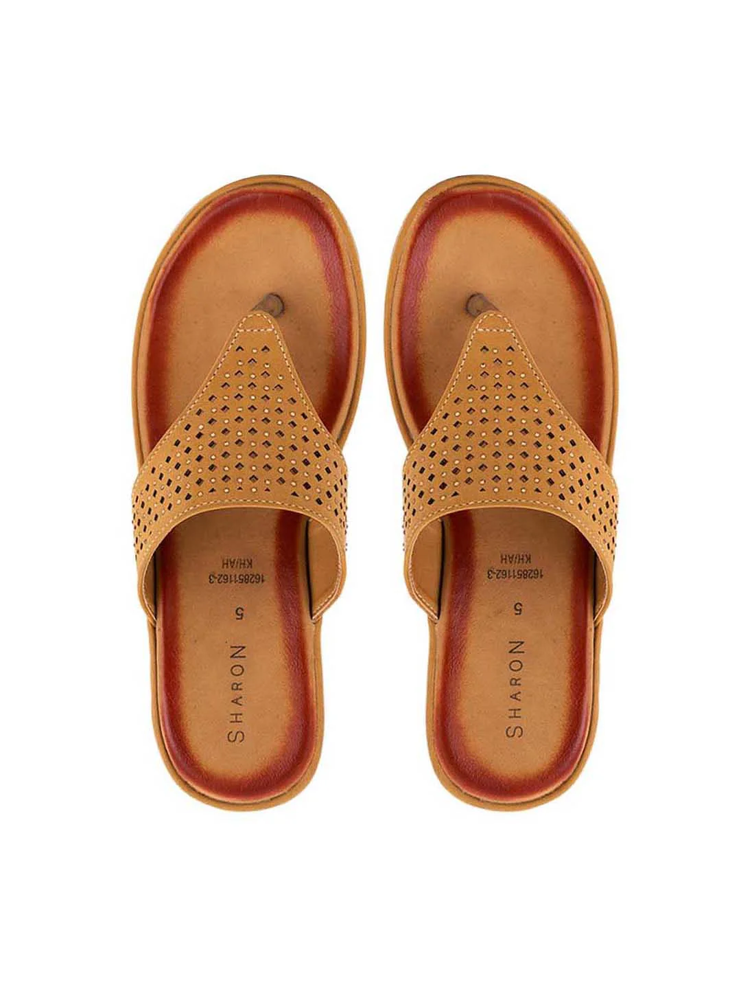 Khadim Sharon Wedge Heel Slip On Sandal for Women - Image 8