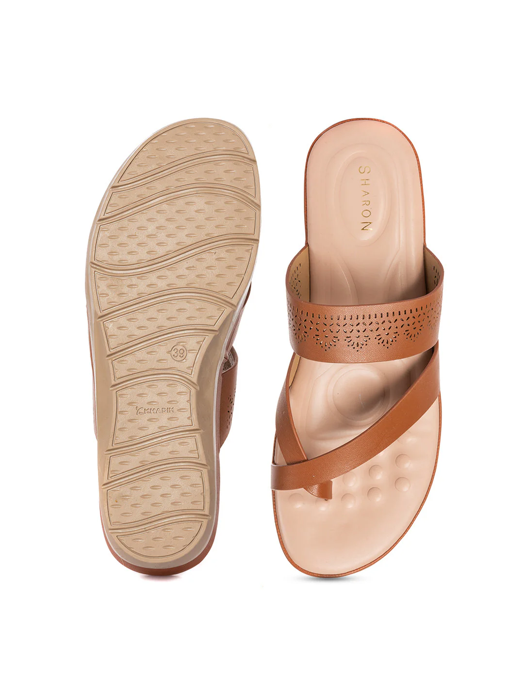 KHADIM Sharon Wedge Heel Slip On Sandal for Women - Image 6