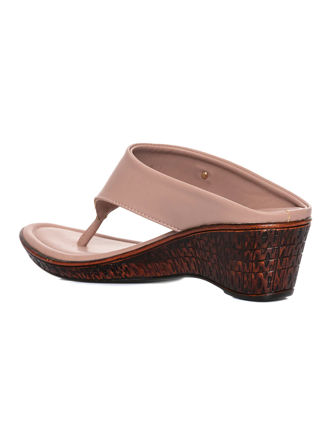 Khadim Sharon Wedge Heel Slip On Sandal for Women - Image 3